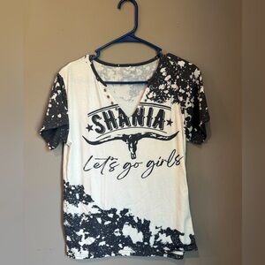 Amazon Black and White Graphic Tee